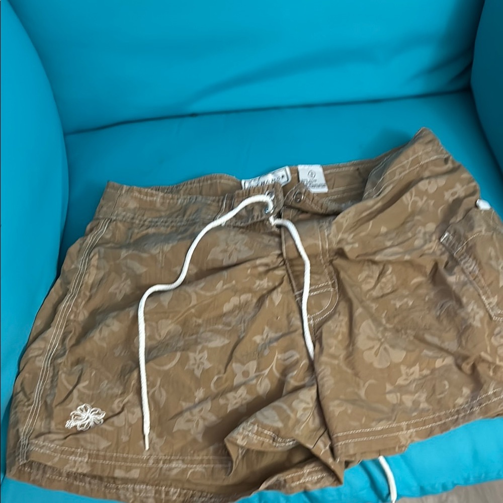 Men's Brown Floral Shorts